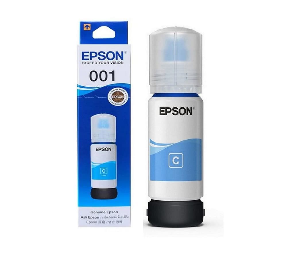 Cyan 70Ml Ink- 001: Epson L4150/ L4160/ L6160/ L6170/ L6190/ L405/ L4260/ L6270/ L14150