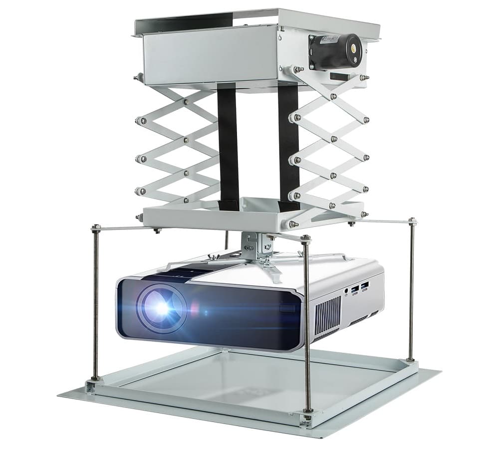 Motorized Projector Lift: Size_0.5mx0.5m, Lenght 5m- Weight support 40Kg